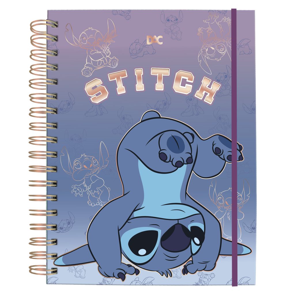 Caderno Dac Smart Universit Rio Disney Stitch Folhas