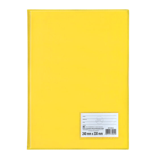 Pasta Catálogo Ofício Amarela