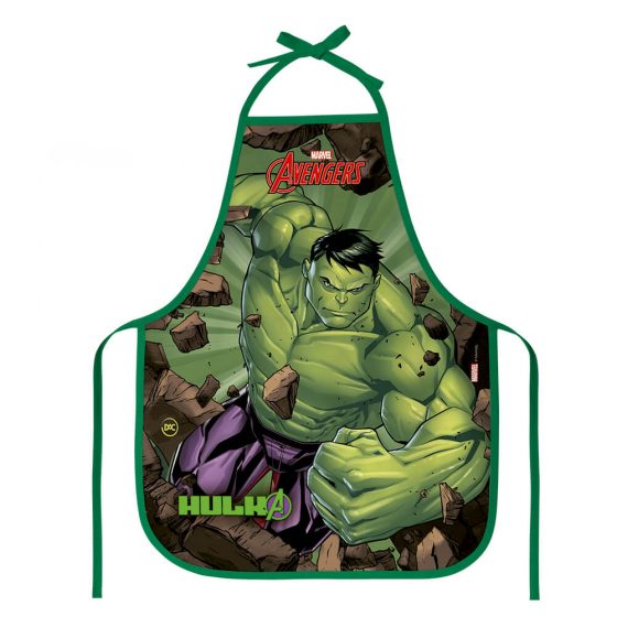 Avental Escolar Hulk