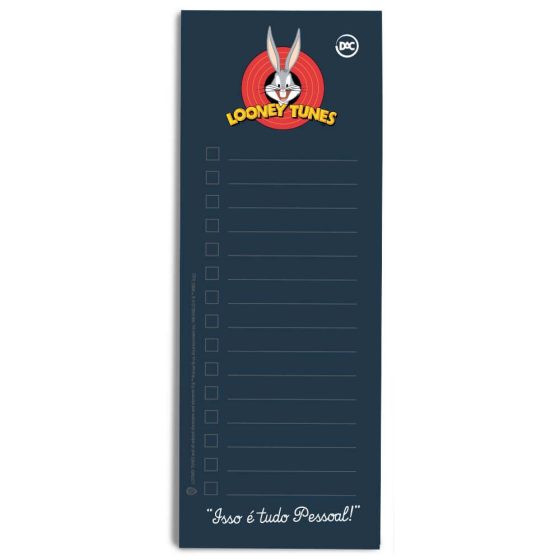 Bloco de Anotações | Bloquinho para anotações Looney Tunes | Papelaria DAC |