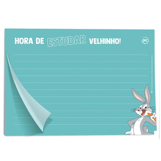 Bloco de Anotações | Bloquinho para anotações Looney Tunes | Papelaria DAC |