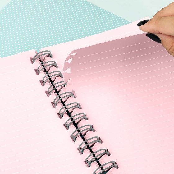 Caderno | Caderno Smart | Caderno com Folhas Reposicionáveis | Caderno Hello