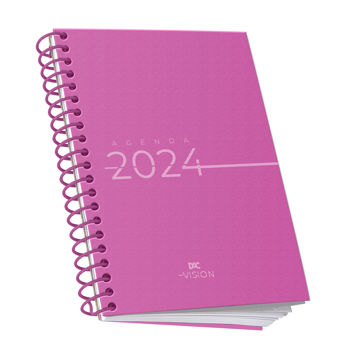 Agenda 2024 com Esrpial DAC Vision Rosa 4135 DAC