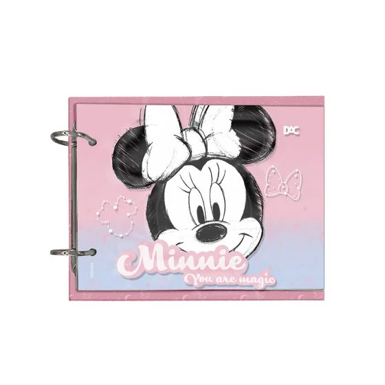 Mini Fichiero DAC Horizontal - com 80 Folhas decoradas 90g - Disney Minnie - 4588