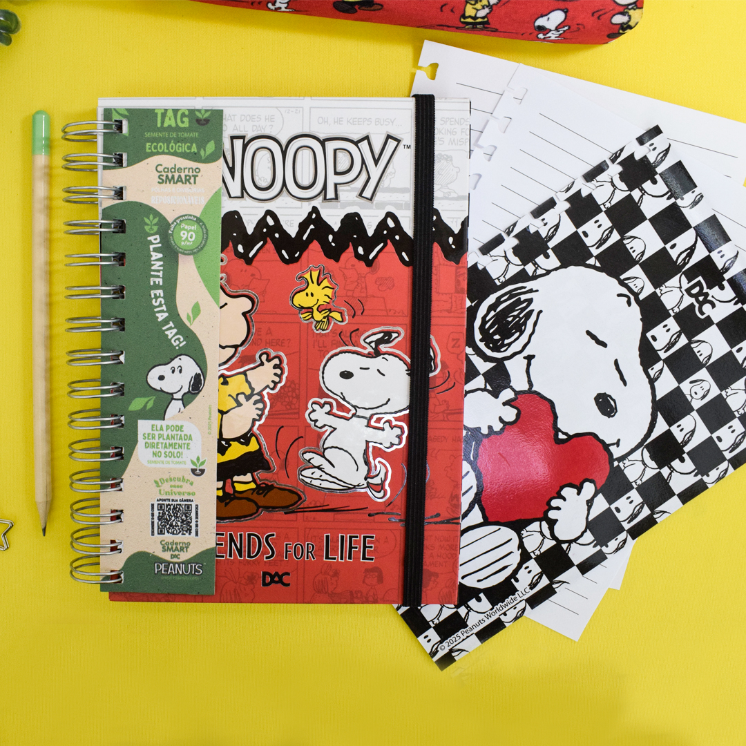 CADERNO DAC SMART MINI SNOOPY - 5184 - Imagem 3