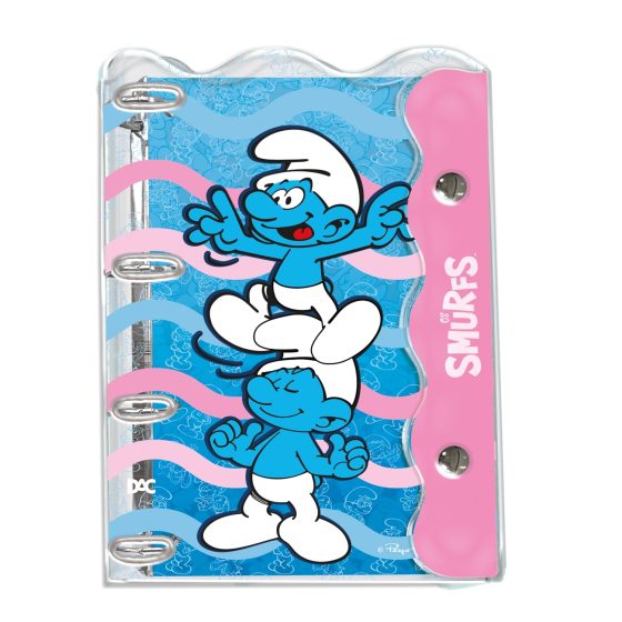 Fichário Universitário PVC Cristal Smurfs - 5315