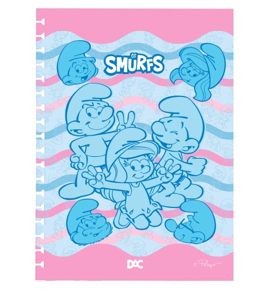Caderno Smart Universitário Smurfs - 5550 - Image 3
