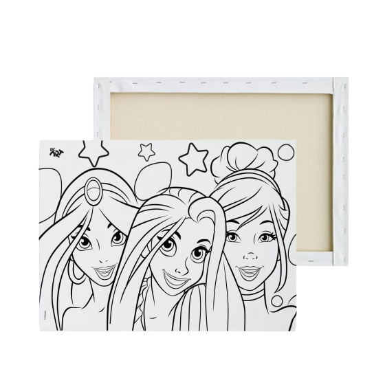 Kit Tela para Pintura Princesas - 5336