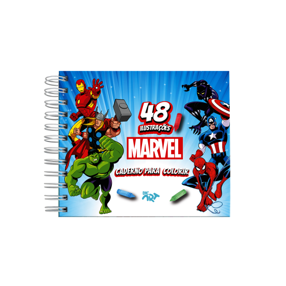 Caderno para Colorir Avengers - 5412