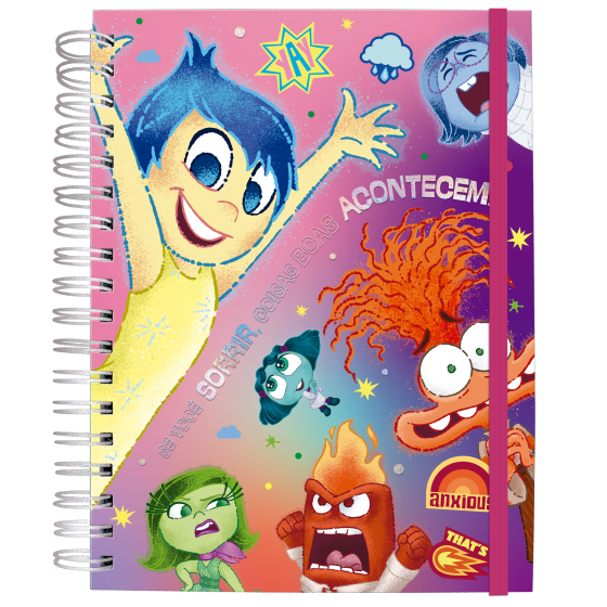 Caderno Smart Colegial DivertidaMente  - 5480