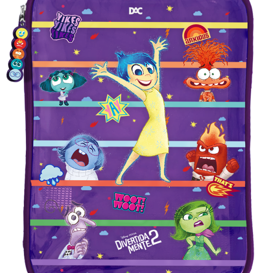 Porta Caderno Universitário DivertidaMente - 5484