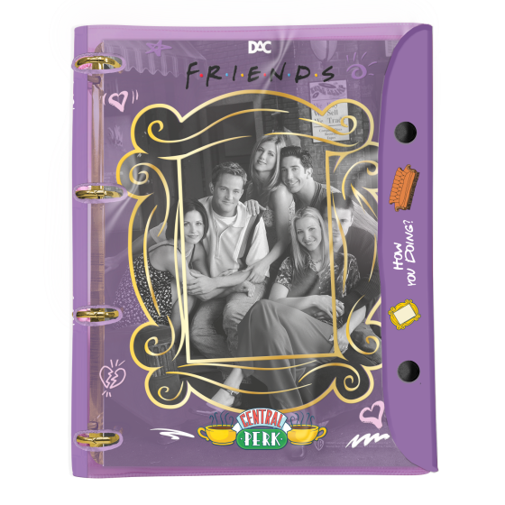 Fichário Universitário PVC Cristal Friends - 5487