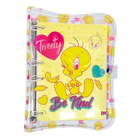 Fichário Colegial PVC Cristal Looney Tunes  - 5509