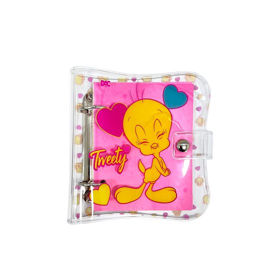 Mini Fichário PVC Cristal Looney Tunes - 5510