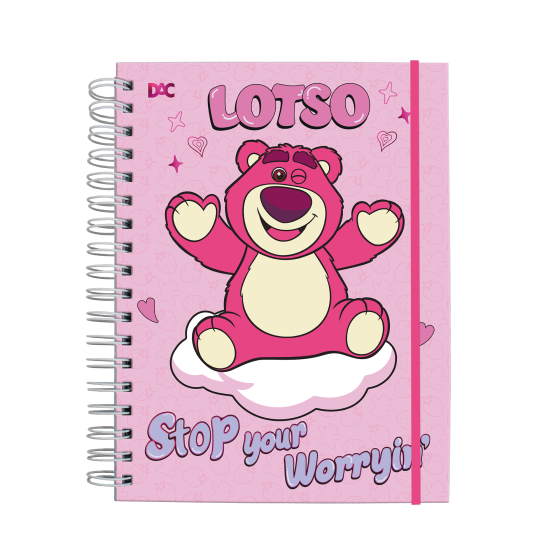 Caderno Smart Universitário 15 Dívisórias Lotso - 5512