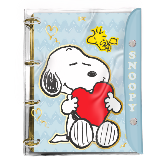 Fichário Universitário PVC Cristal Snoopy - 5554