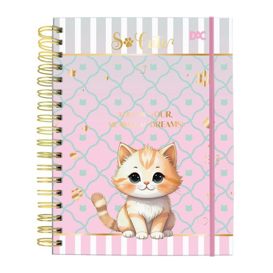Caderno Smart Colegial So Cute Cat - 5558