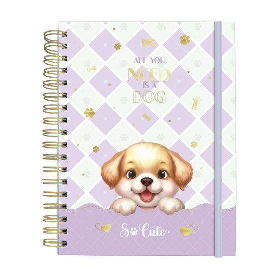 Caderno Smart Colegial So Cute Dog - 5559