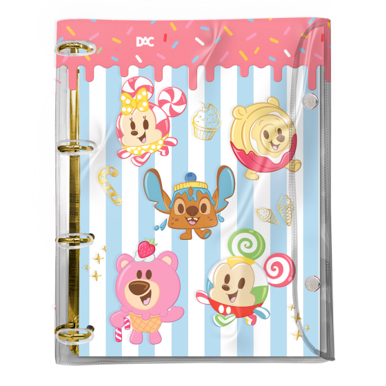 Fichário Universitário PVC Cristal Munchlings - 5587