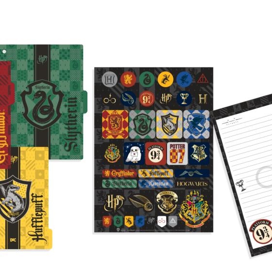 Conjunto de Acessórios para Fichários - Harry Potter - 5492