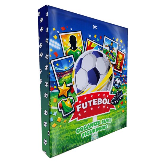 Fichário Universitário para Cards Futebol - 5625