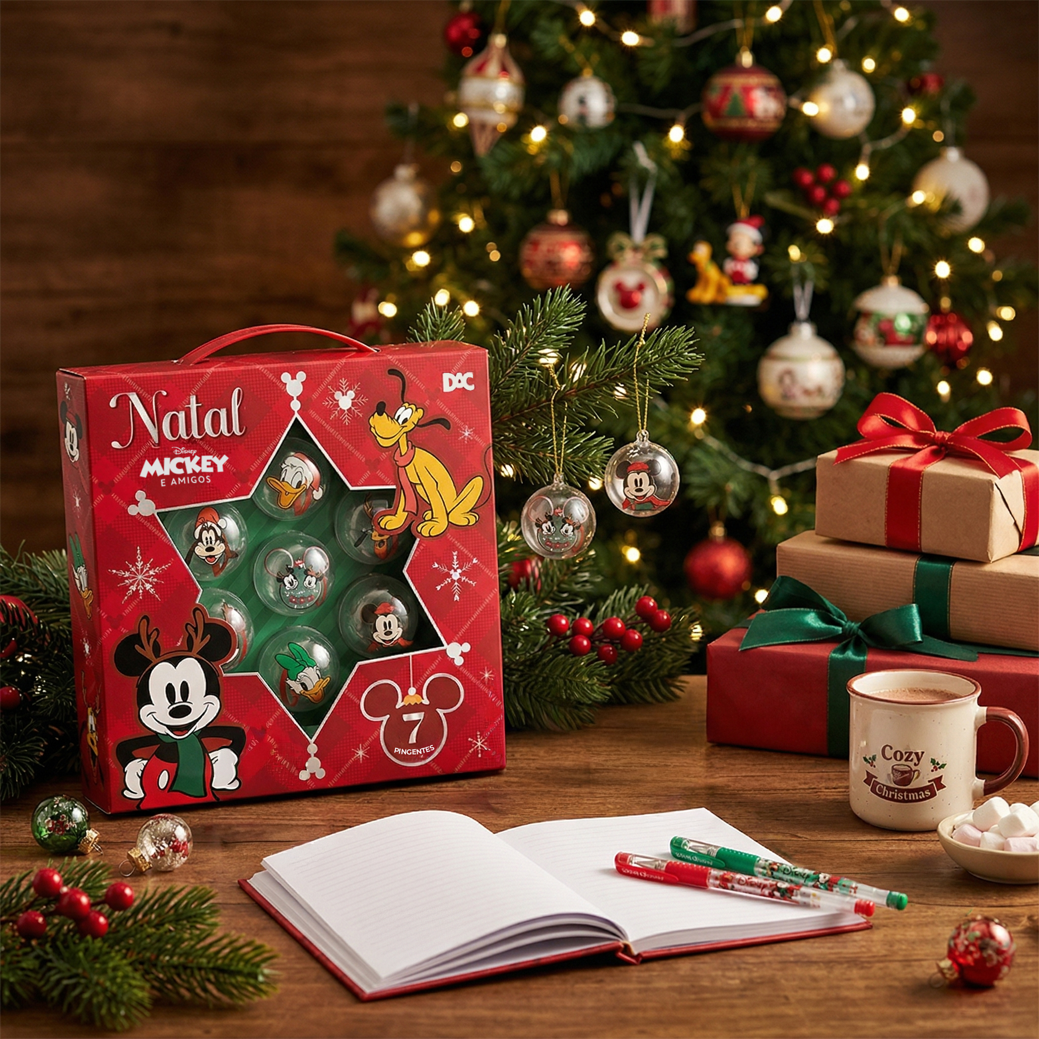 Conjunto de Natal Mickey & Amigos - 5663 - Imagem 3